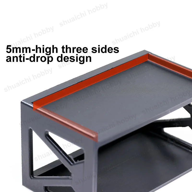 2PCS PLA Parking Stand for 1/64 Scale Car Model Multi-Layer Display Rack Storage Shelf for Miniscale Garage Scene Accessories