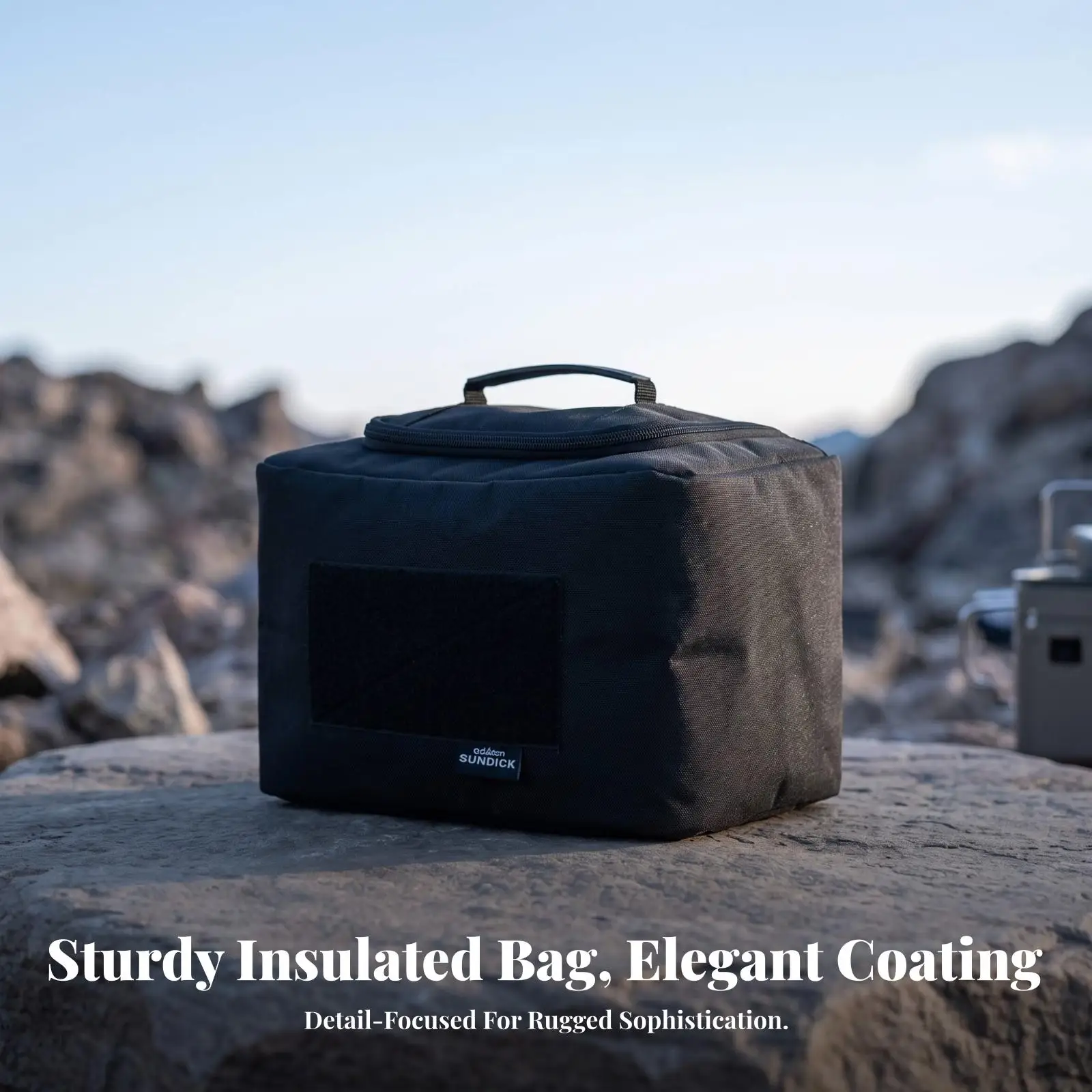 Portable Insulated Lunch Bag Lightweight Cooler Bag with Zipper Easy to Clean