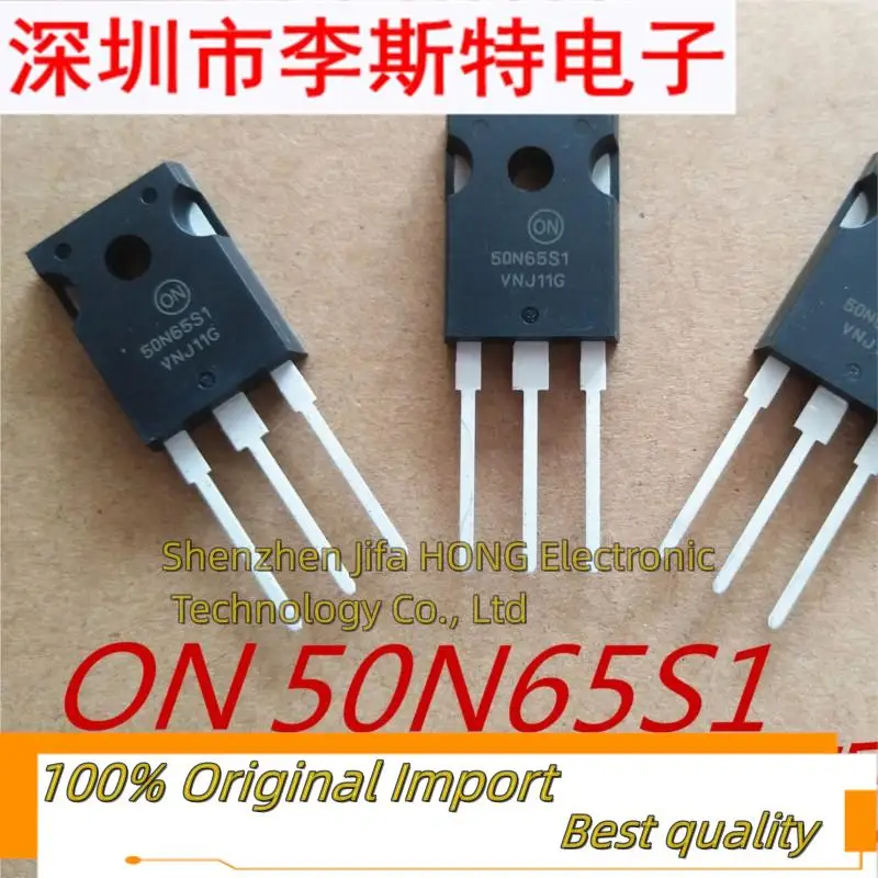 10PCS/Lot 50N65S1 NGTB50N65S1 TO-247 600V 50A Imported Original Best Quality