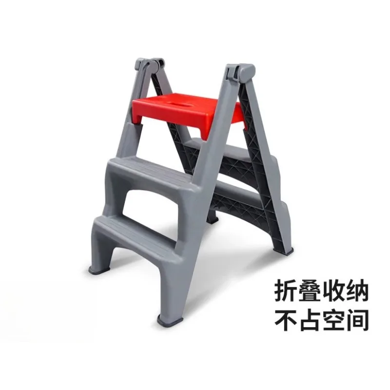 Car wash stool ladder car beauty special high and low two-step ladder household three-step foot ladder folding stool