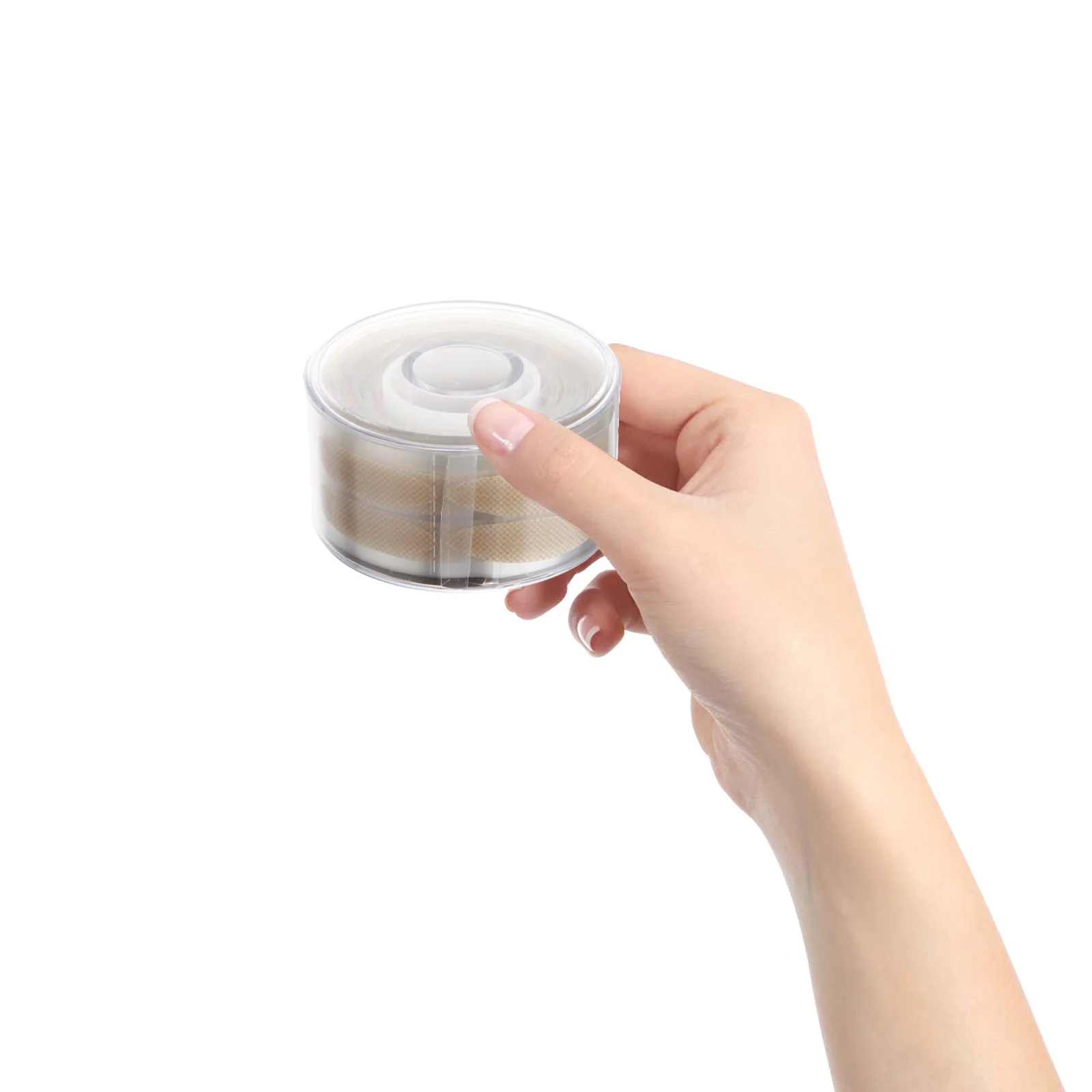 เทปติดเปลือกตาสำหรับผู้หญิง แบบเส้นใยสองชั้น มองไม่เห็น ยกกระชับ แถบกาวเสริมความงาม อุปกรณ์เสริมแต่งหน้า