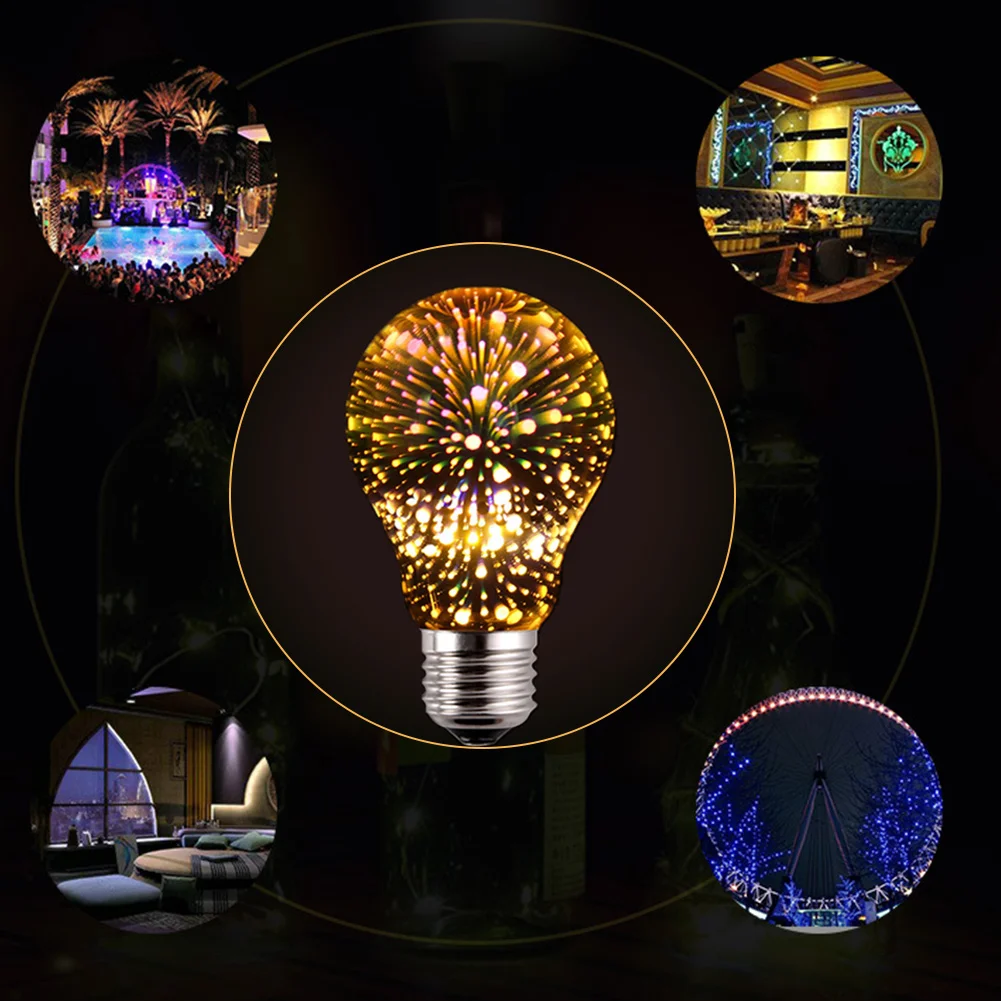 3D花火ナイトライト,耐久性,ヴィンテージ,バー,RFIDブロック,ダイニングルーム