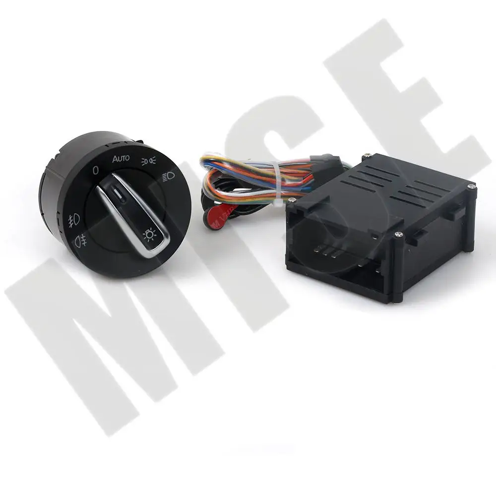 Transporter Multivan caravelle T5 T6+AUTO Headlight Lamp Switch Knob Light Sensor Module Matte For VW Golf 4 Jetta MK4 Passat B5