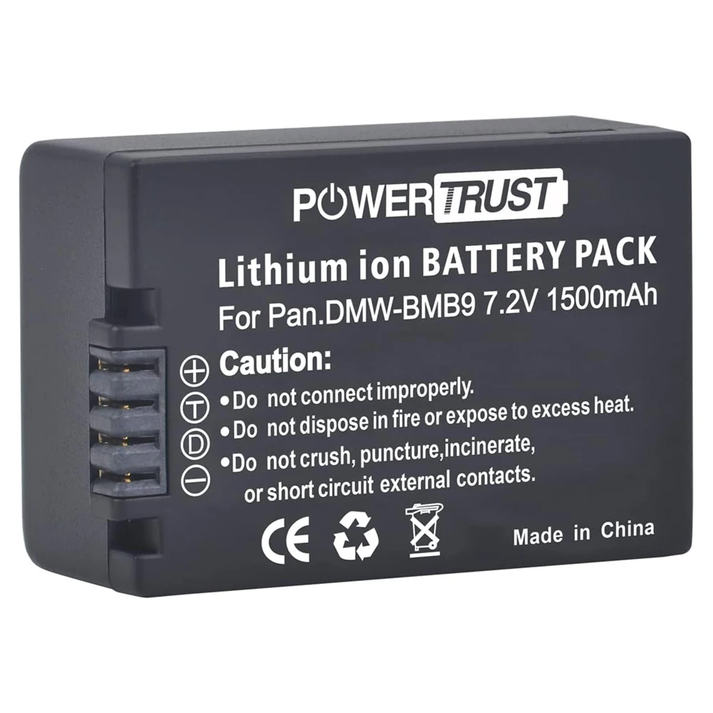 DMW-BMB9 BMB9E BMB9pp Replacement Battery / Charger for Panasonic Lumix DMC FZ40K FZ45K FZ47K FZ48K FZ60 FZ70 FZ80 FZ100 FZ150