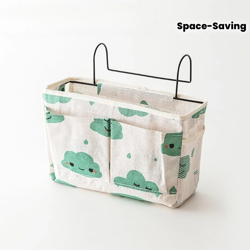 

Незаменимый аксессуар для общежития: Подвесной органайзер для кровати с множеством карманов – настенный холщовый органайзер для телефона, планшета и закусок