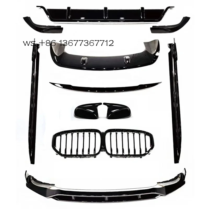 

X5 G05 Aerodynamic Parts ABS Material Front Lip Diffuser Rear Spoiler Side Skirt X5 G05 2019-2022 Year X5