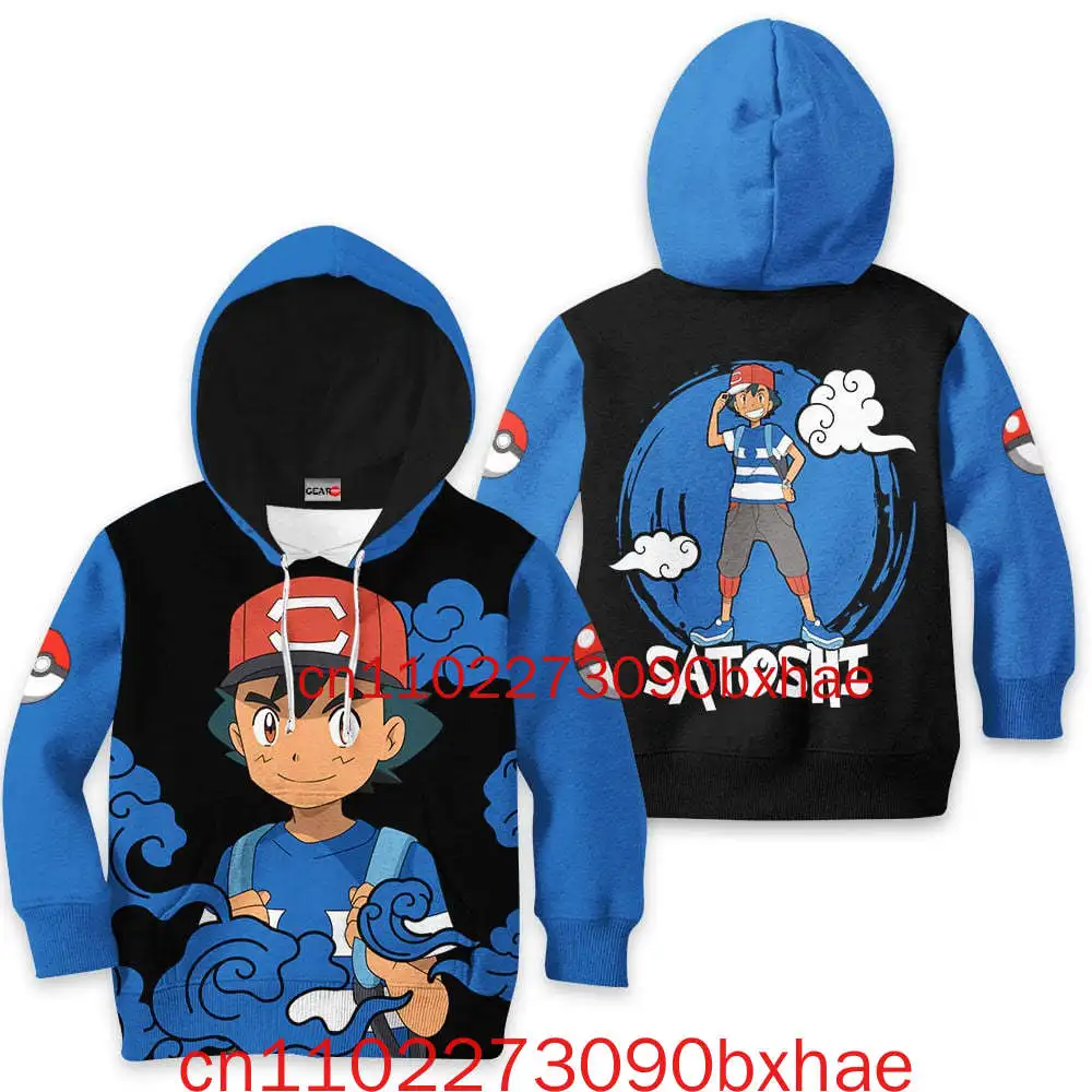 

2026 New Japanese Anime Children's Hoodies 3D Printed Christmas Cosplay Costumes Cute Boys and Girls Zipper Hoodies