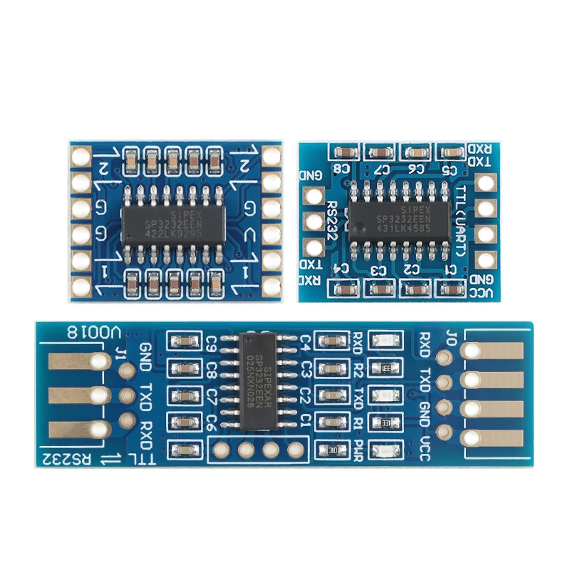 SP3232 RS232 Ke TTL Modul Konverter Papan Adaptor Port Seri 3.3V/5V Pemindah Tingkat Logika UNTUK Perangkat Arduino PLC Berkedip