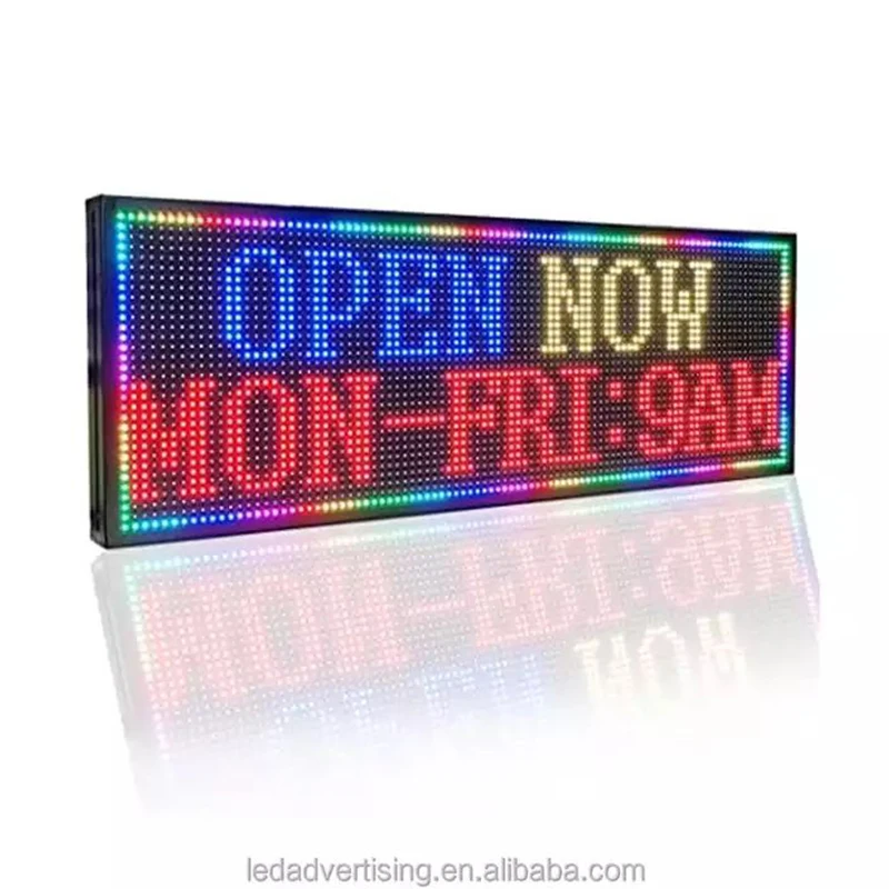 

Outdoor Full Color LED Display Board for Business Store Advertising Programmable Scrolling