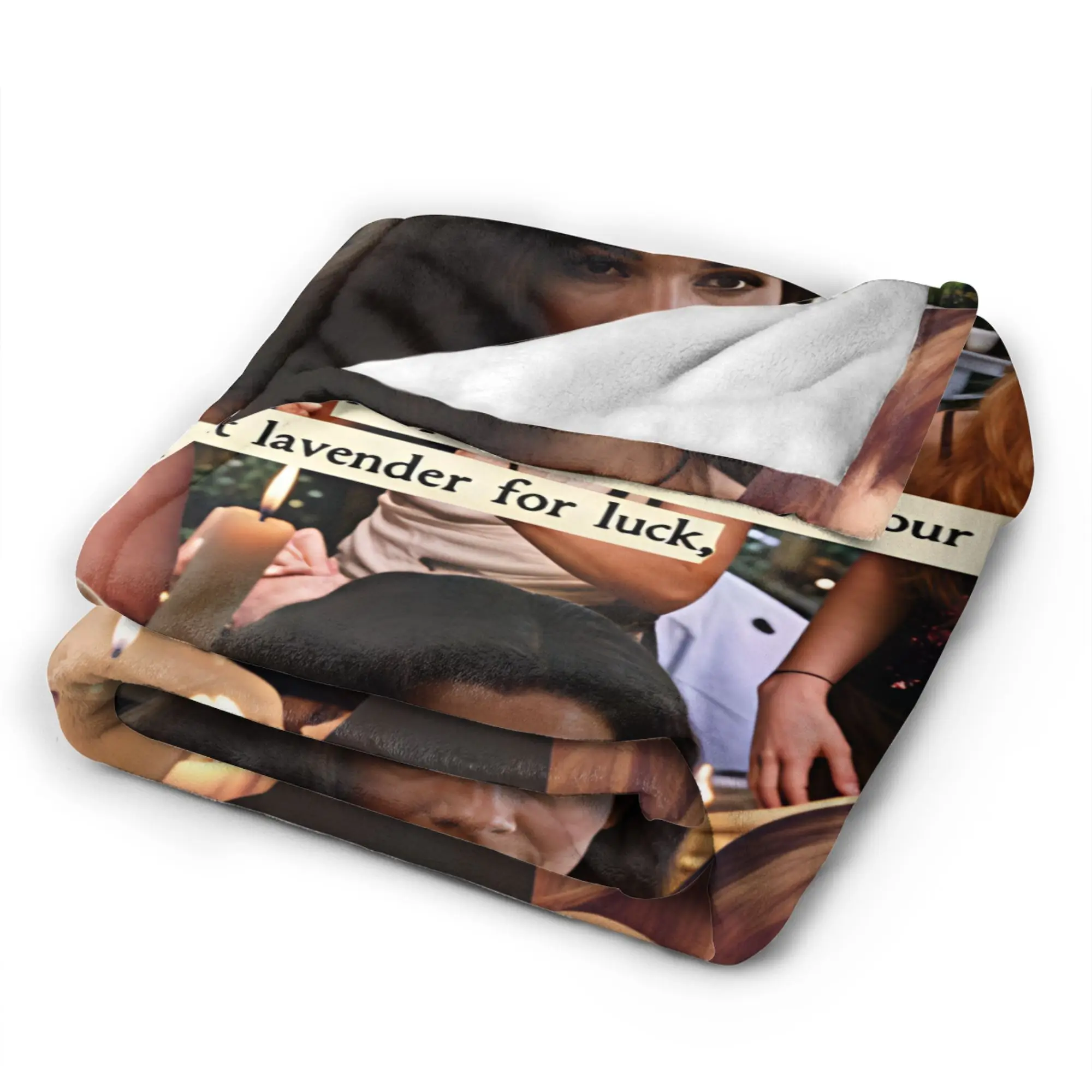 Practical-Magics Throw Blanket Comfortable Aesthetic Blanket  For Living Room Plane Travel Flannel Bedspread Bed Cover