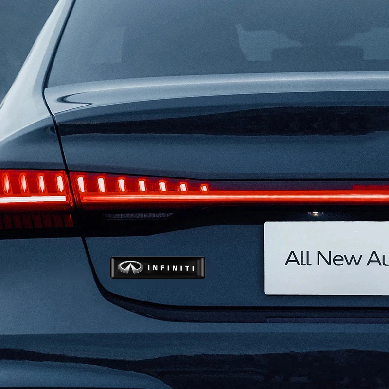 2/4/10 قطعة ثلاثية الأبعاد شارة السيارة ملصقات الزخرفية لإنفينيتي Q50 G37 FX30 FX35 Q60 QX50 M37 ESQ JX35 QX70 Q30 FX50 Q70 EX35 M35 FX45 #4