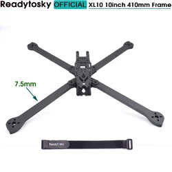 XL10 10inch 410mm Wheelbase with 7.5mm Thickness Arm TrueX Carbon Frame Kit for Super Long Range FPV Freestyle Frame Quadcopter