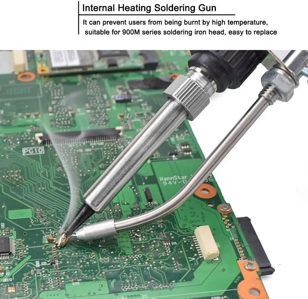 Handheld Welding Machine Gun 60W Internal Heating Welding Repairing Tools Electric Soldering Iron Kit Automatic Send Tin Gun