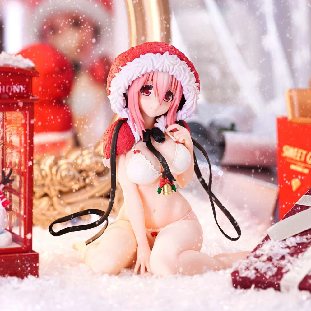 

Рождественский купальник Alter Sexy Girl Nitro Super Sonico Santa Ver. 1/7 ПВХ Фигурка Взрослых Коллекция Модель Куклы Игрушки Подарок