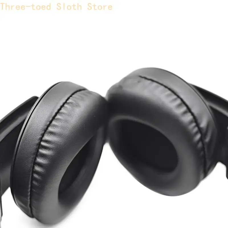Ersatz Leder Ohrpolster Kissen Abdeckung Ohrpolster Kissen für MDR-XD200 XD300 1 Paar Headset Ohrenschützer E74A – Detail 5