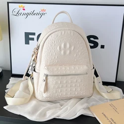 Women's Backpack Ladies Big Bagpack for Teenager Girl PU Leather Large Capacity Shoulder Bags for Women 2024 Mochilas Feminina