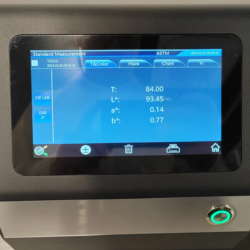 3NH Precision, Standard Haze and Transmittance Meter YH1610 Laboratory XYZ Color Measurement