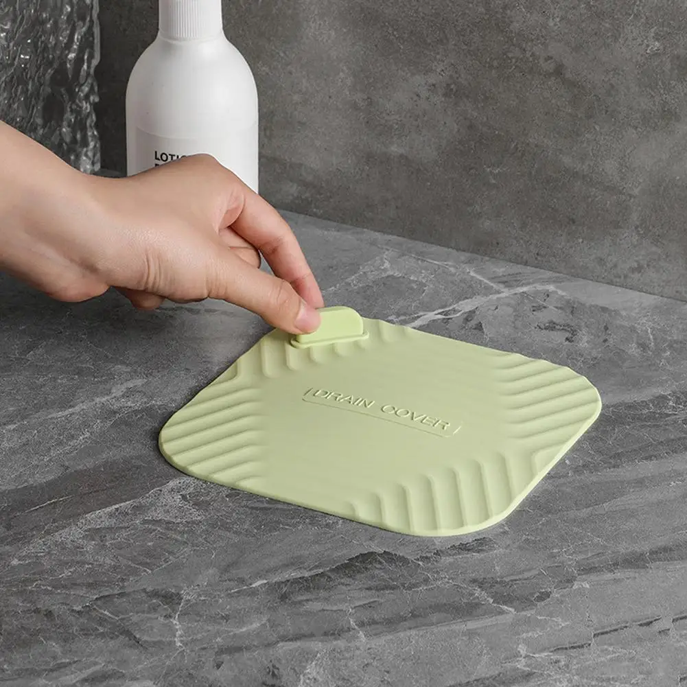 

Practical Floor Drain Deodorizer Toilet Plug Insect-proof And Gel Seal Pad Prevention Odor Cover Sewer Deodorizing Silica V2M0