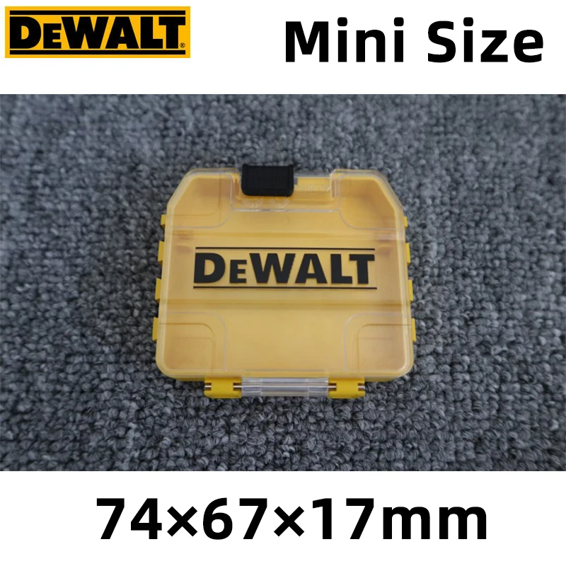 Dewalt Original Tool Box Tough Case Small Medium Parts Accessories Storage Drill parts Bit Box Stackable Combination Toolkit