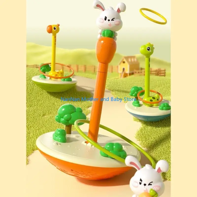 حلقات ملونة القذف مجموعة لعبة ممتعة للأطفال والكبار مجموعة الألعاب في الهواء الطلق #5