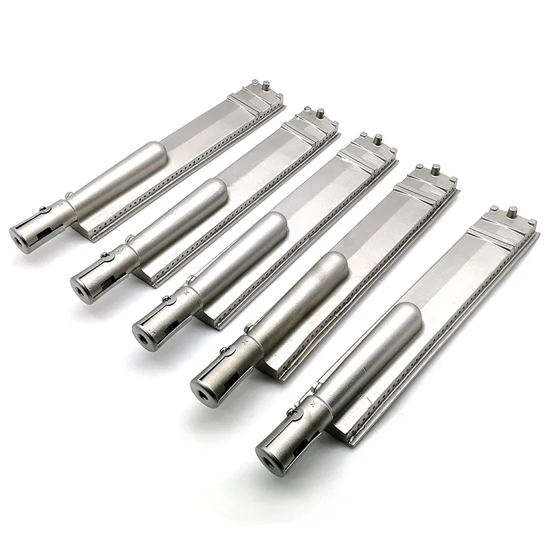 Parrilla de Gas de acero inoxidable para exteriores, quemador de hierro fundido para barbacoa, 304