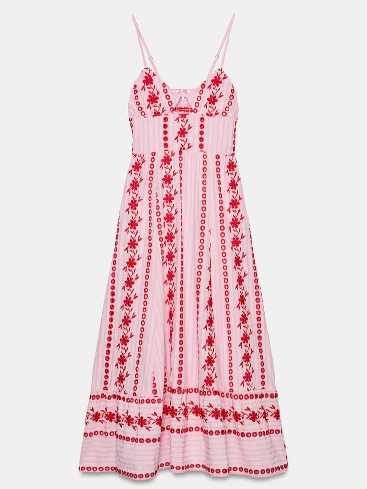 farm rio sand delicate garden maxi dress Sand Garden Tapestry Back Bow Maxi Dress – FARM Rio