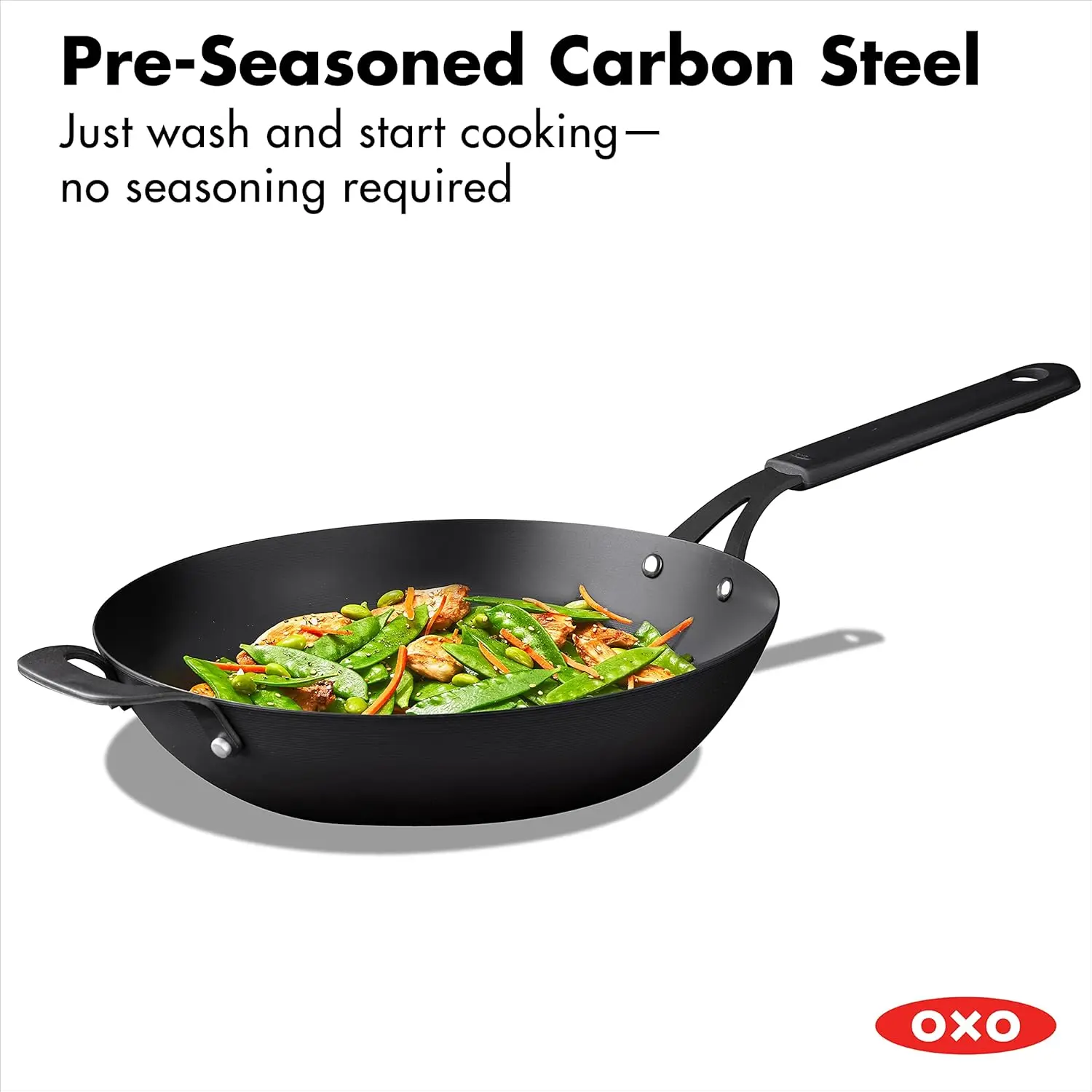 Obsidian Pre-Seasoned Carbon Steel, 12