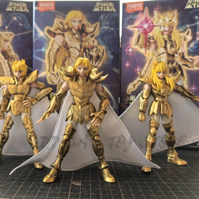 In Stock Saint Seiya Super Edition Aries Mu Leo Aiolia Scorpio Milo Action Figure Desk Decor Trendy Fashion Toy Birthday Gift