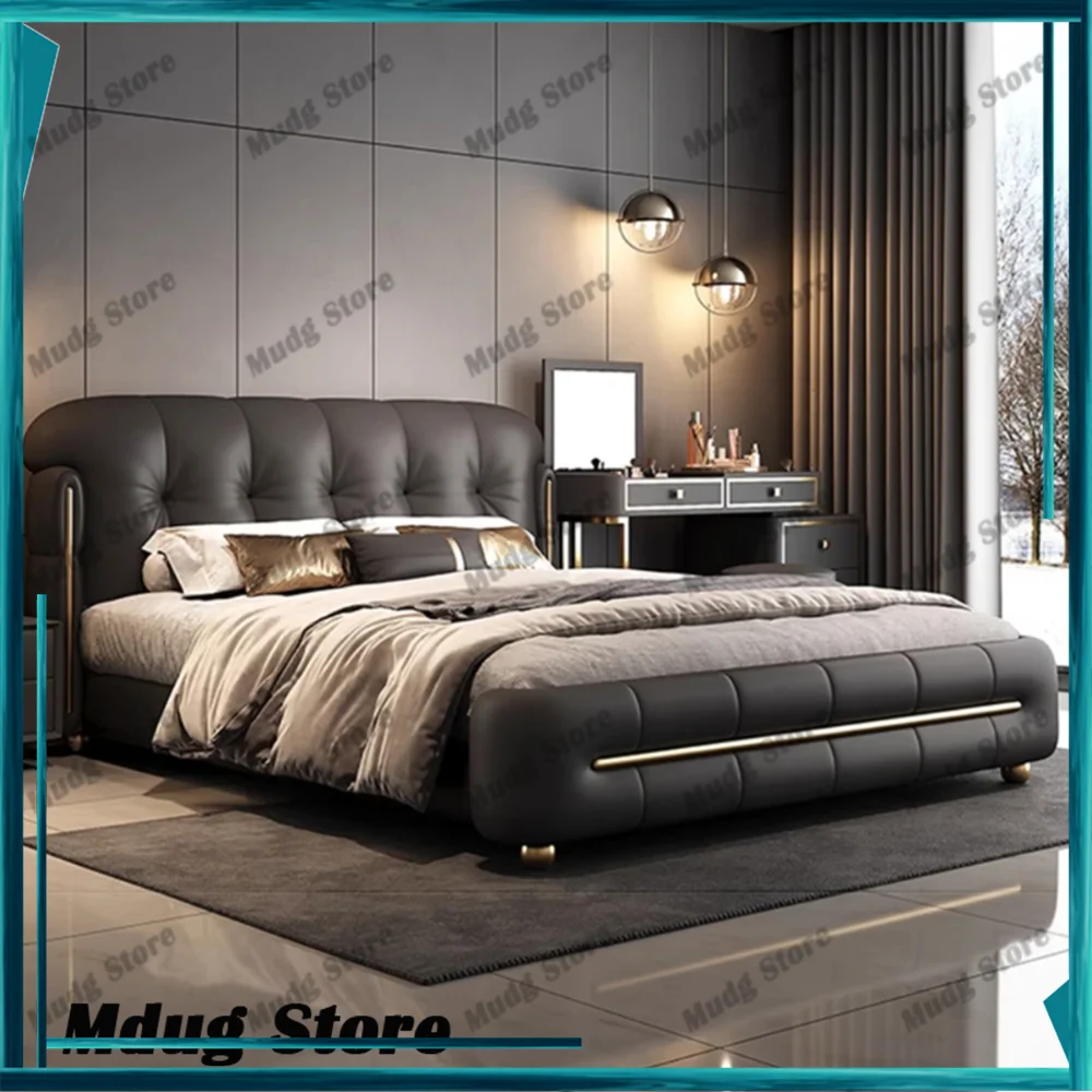 

Nordic Fancy Beds Frames Queen Minimalist Lounge Aesthetic Beds Nightstands Children Meubles De Chambre House Accessories