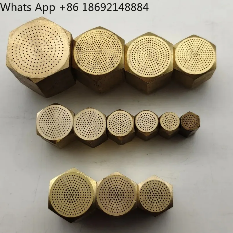 Glass lamp blowing tire flame head No. 1/2/2 semi-round flame head chemical material fast drawing nozzle
