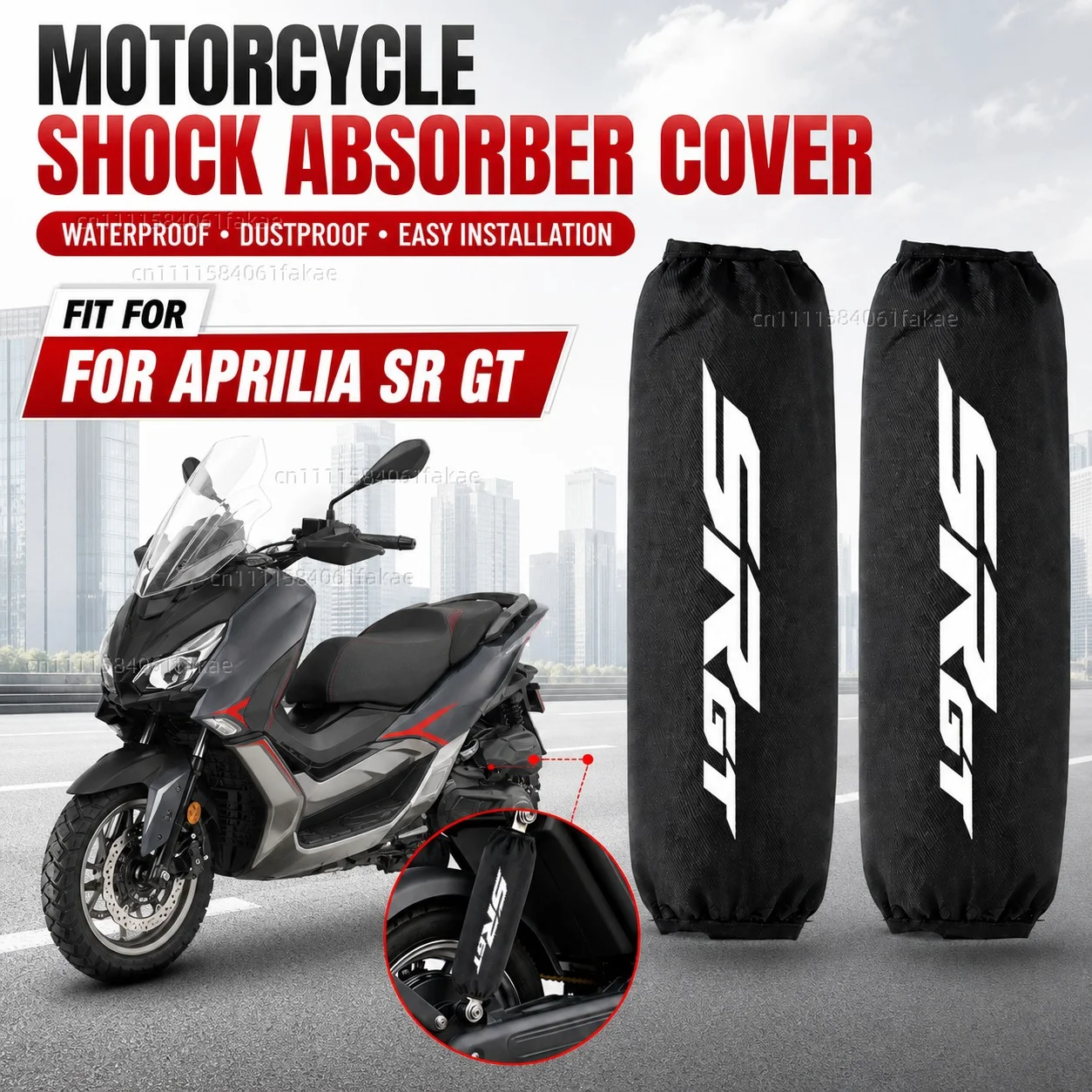 Protector de Amortiguador Trasero para Motocicleta Aprilia SR GT 125 200 2022- Aprilia RS125 RS 125 Tuono 2021, 270mm 350mm
