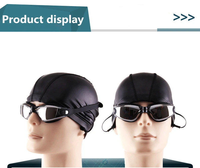 Schwimmbrille für Erwachsene, Poolbrille, Antibeschlag, für Männer und Frauen, UV-Schutz, optische wasserdichte Schwimmbrille mit Ohrstöpseln – Detail 6