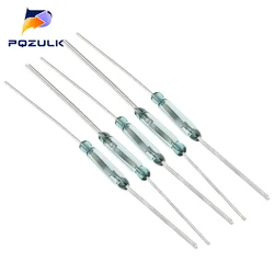 5Pcs Reed Switch 3 pin 2.5X14MM Magnetic Switch Normally Open and Normally Closed Conversion