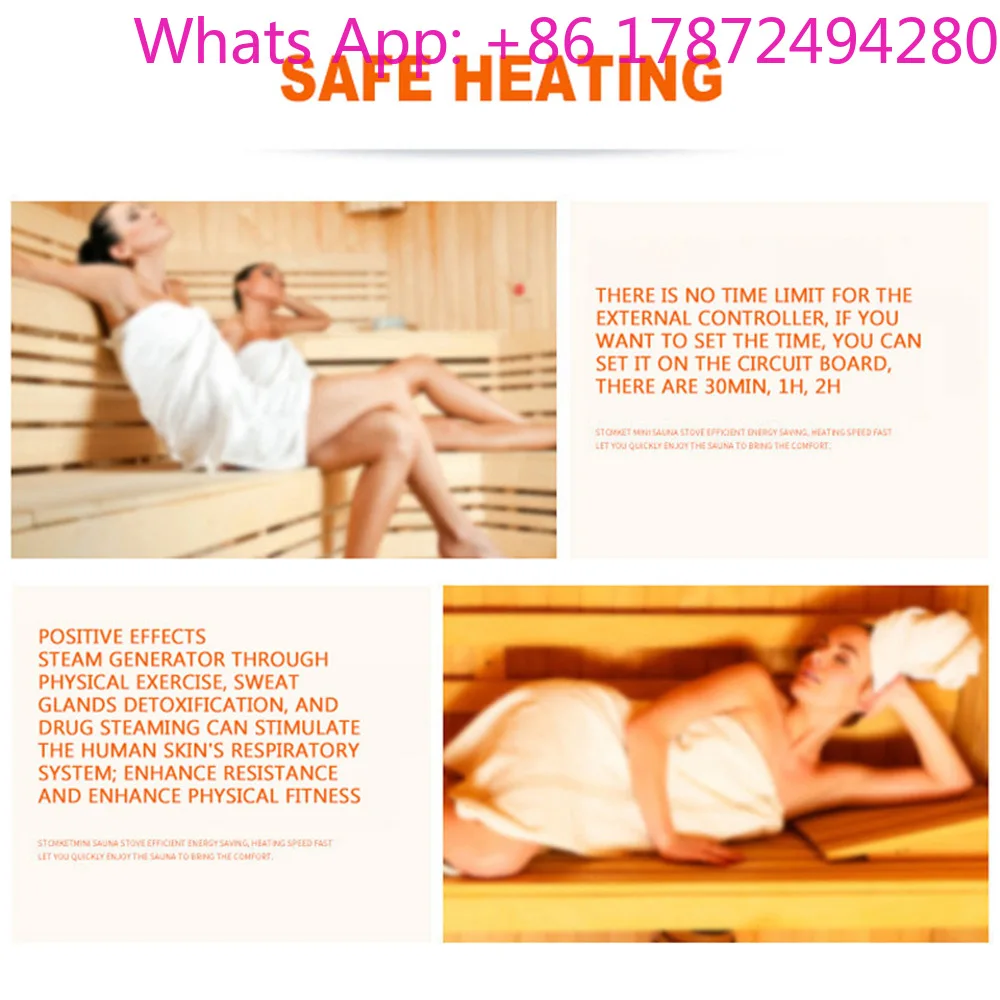 2025 Version Steam Generator Household Sauna Room Equipment Steaming