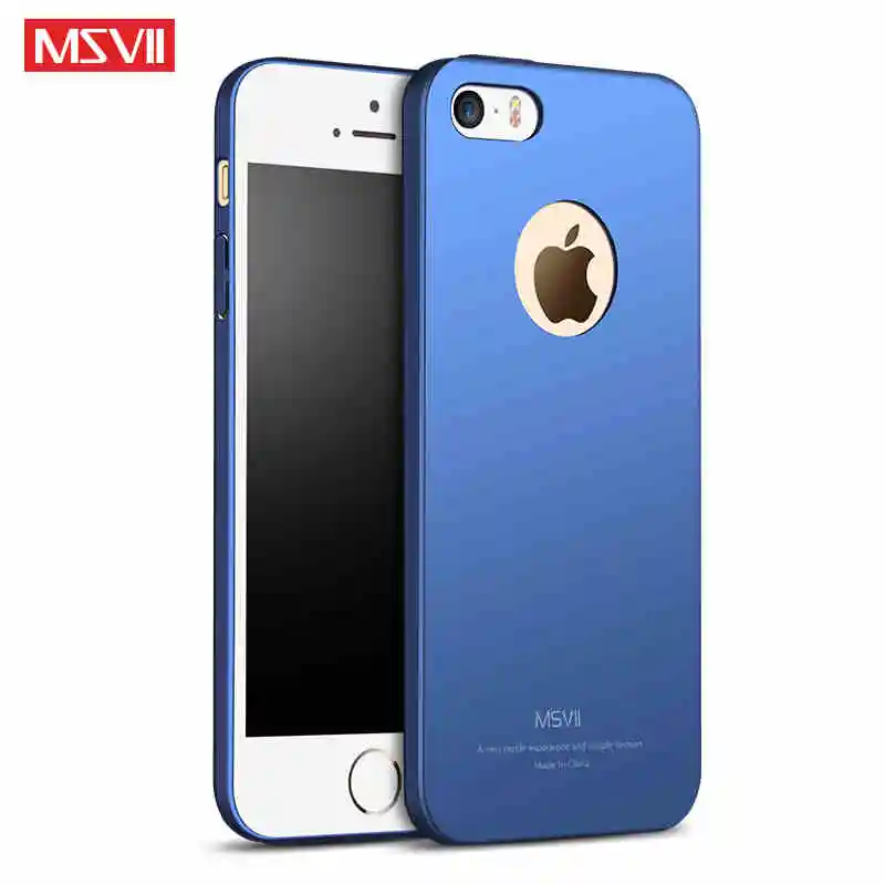 For iPhone5S Case MSVII Ultra Slim Frosted Hard PC Cover For Apple iPhone 5 5S 5SE SE 2 SE2 2020 iPhone5 iPhoneSE Phone Cases