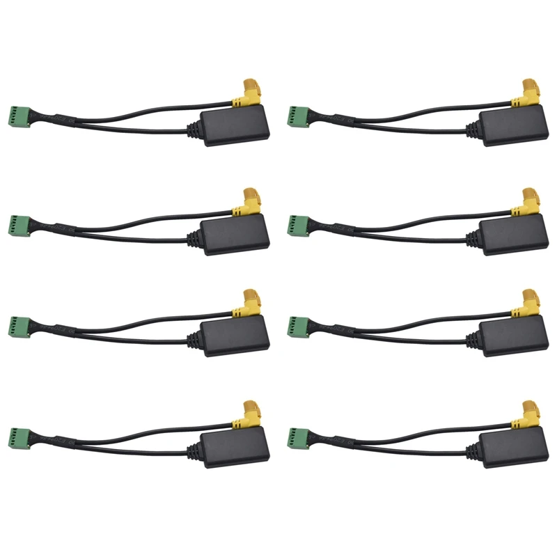 

8X Wireless Mmi 3G Ami 12-Pin Bluetooth Aux Cable Adapter Wireless Audio Input For- Q5 A6 A4 Q7 A5 S5-A02Q