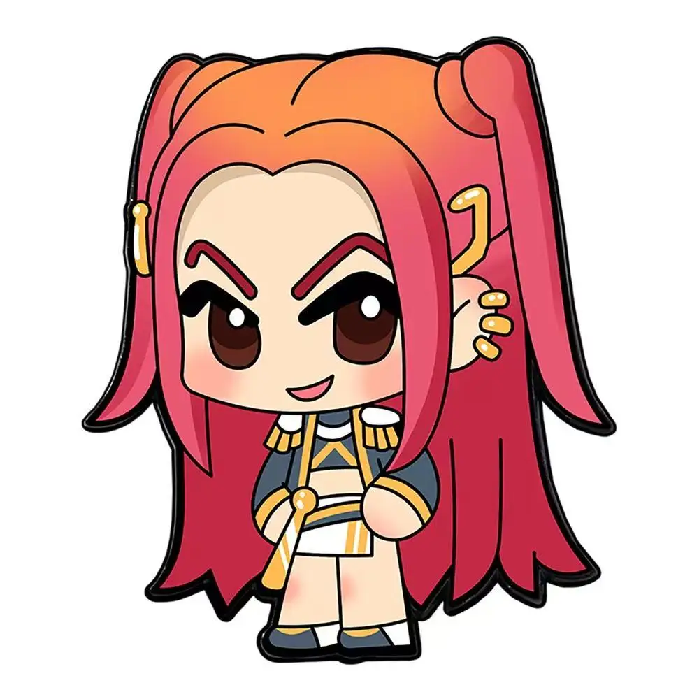 HUNTR/X K-POP Enamel Pins 4Pcs Set Demon Hunter Girl Group Collection, Cute Dreapy Tiger Animal Badge Brooch Gift for Fans