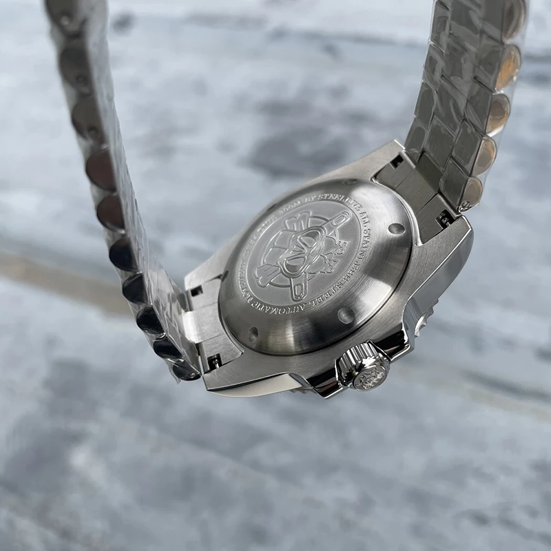 Steeldive masculino gmt relógio 40.5mm relógio de pulso mecânico automático mergulhador 300m à prova dwaterproof água BGW-9 luminosa safira nh35 moldura cerâmica