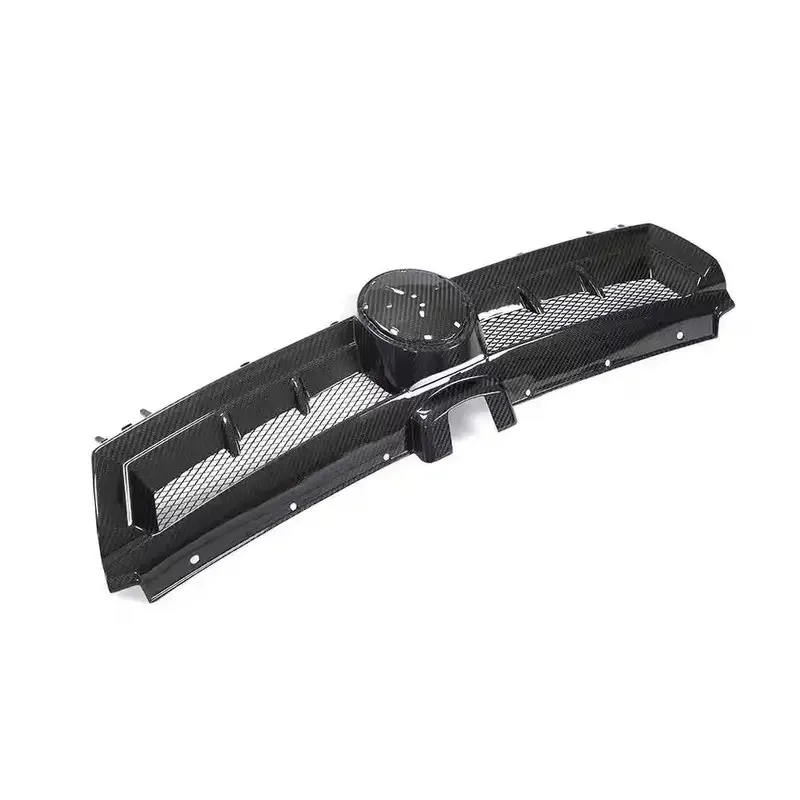 คาร์บอนไฟเบอร์สำหรับรถยนต์ Volkswagen 7 VII MK7 GTI R ปี 2014 - 2016 กระจังหน้าคาร์บอนไฟเบอร์แบบแห้ง