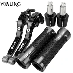 For Suzuki SV650 SV 650 SV650S 2013 -2015 2016 2017 2018 2019 2020 2021 2022 2023 Brake Clutch Levers Handlebar Handle Grip end