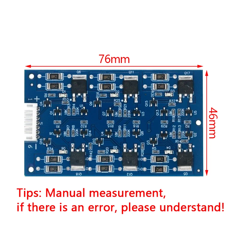 2.7V/16V LTO 6S Balance Board Equalization Circuit  Lithium Titanate Battery/Super Farad Capacitor Protection Board