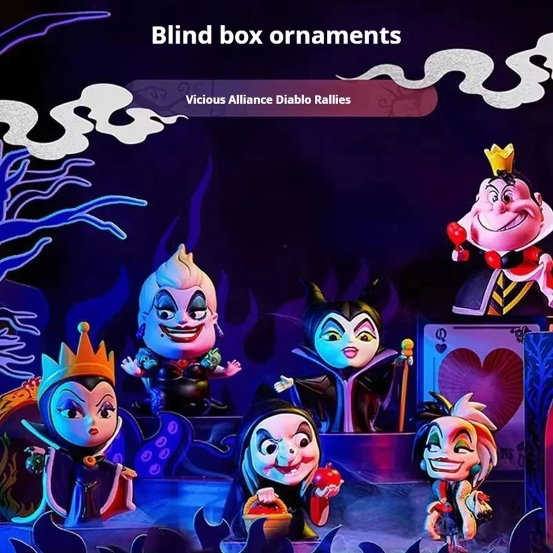 2024 Miniso New Disney Villain Evil Queen Queen Blind Box Desktop Decoration Collection Surprise Box Birthday Gift For Friends