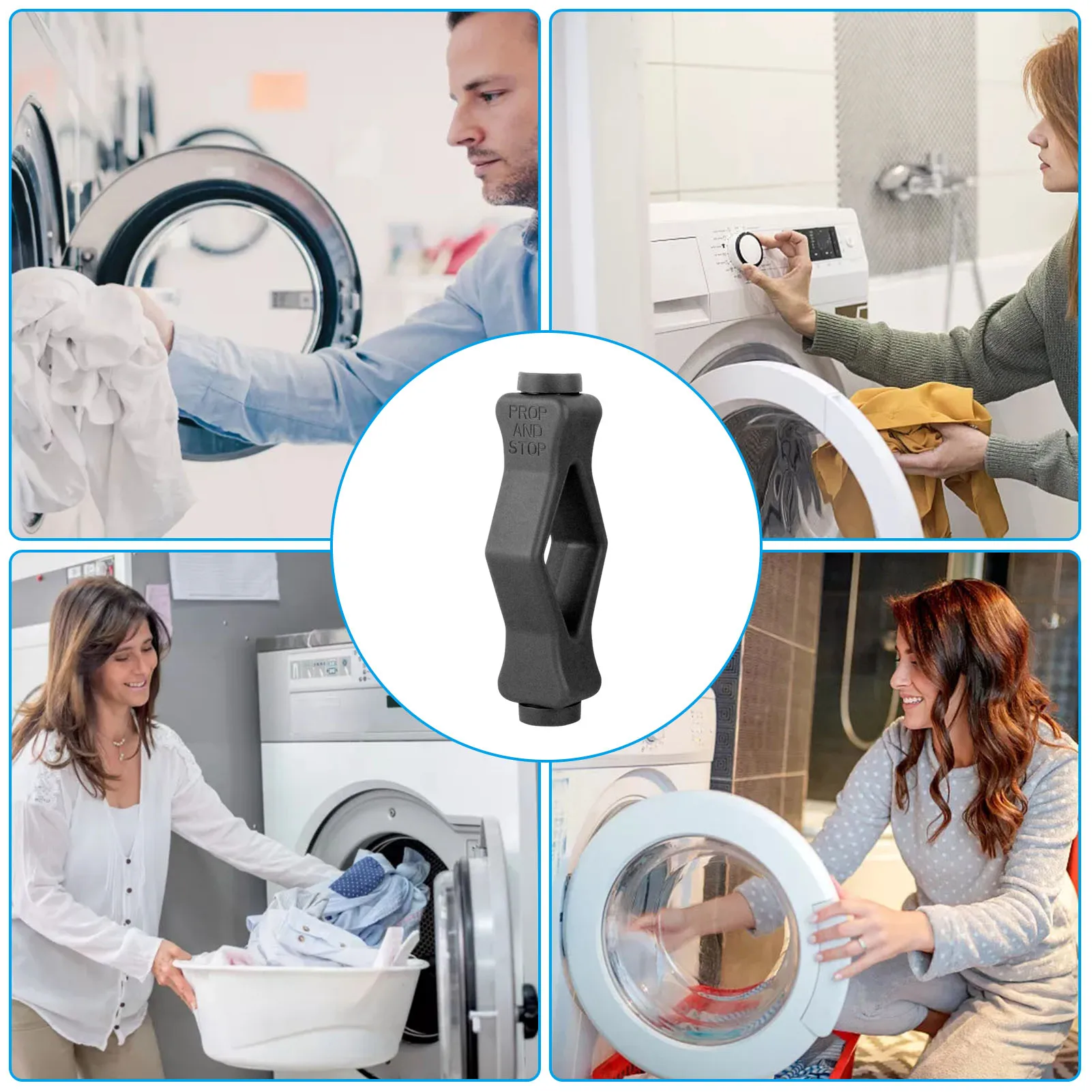 1PC Laundry Door Prop Front Load Washer Door Opener Prop And Stop Front Load Washer Door Holder For Most Washing Machines