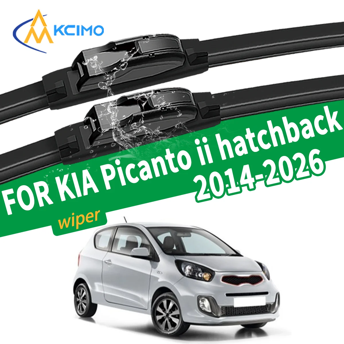 

For KIA Picanto ii 2014-2026 Windshield Wiper Blades Silent Automotive Replacement Parts Premium Quality Front Window Wiper