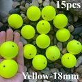 15pcs Yellow-18mm