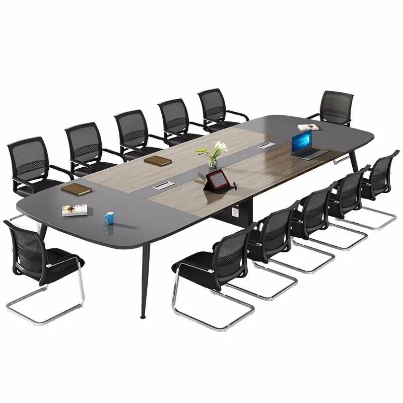 Office meeting desk long desk simple modern conference room training desk small negotiation table chair combination