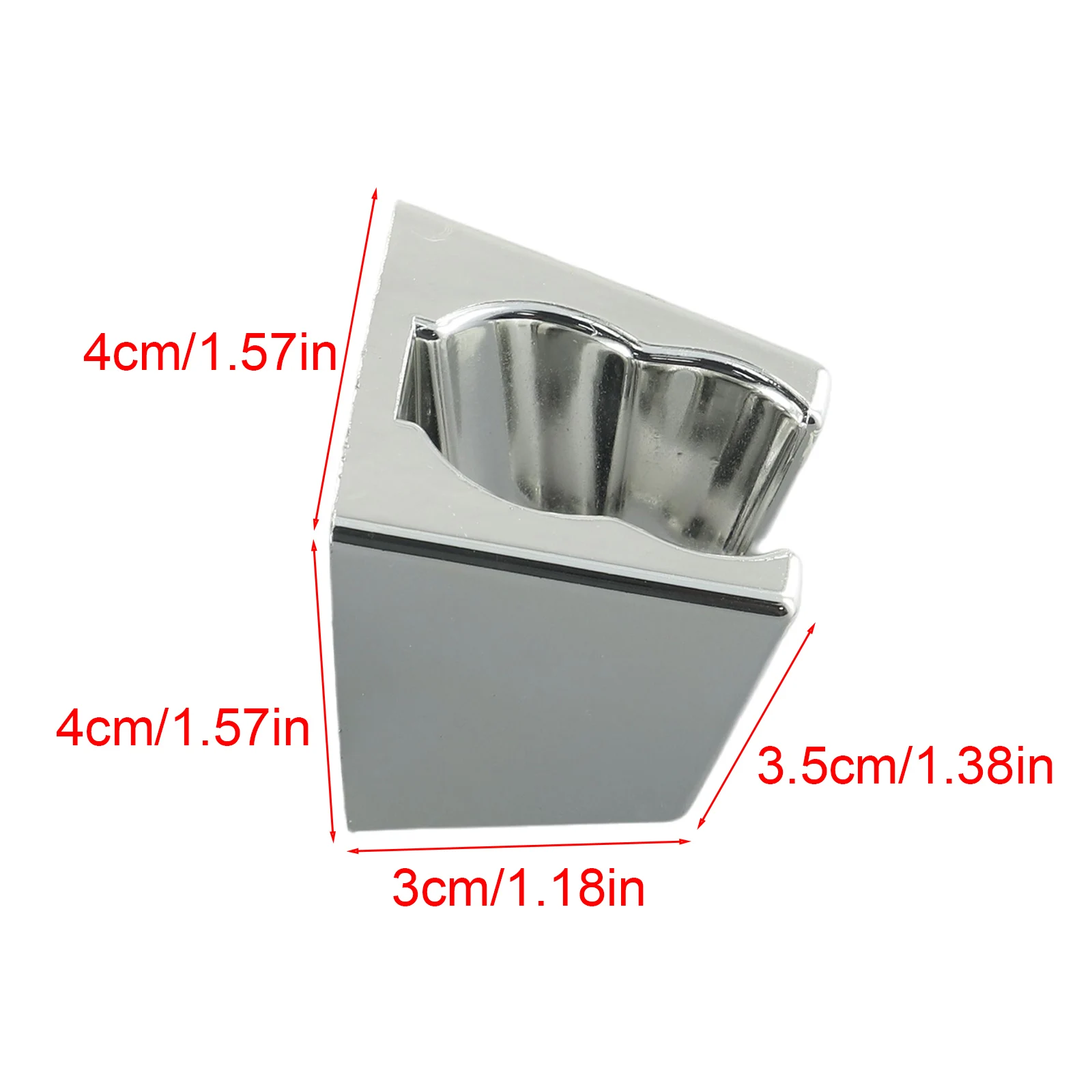 Bracket Shower Head Holder Shower Seat 4.8*4.8*3cm ABS Replacement Robust Small Nozzle Adjustable Base Bathroom