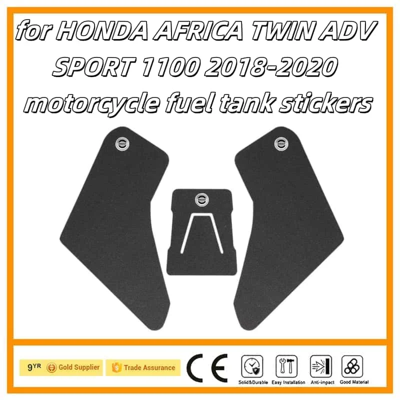

Motorcycle Sticker Tank Non Slip Tank Traction Side Pad Protective Decal For Honda Africa Twin ADV Sport 1100 2018-2020