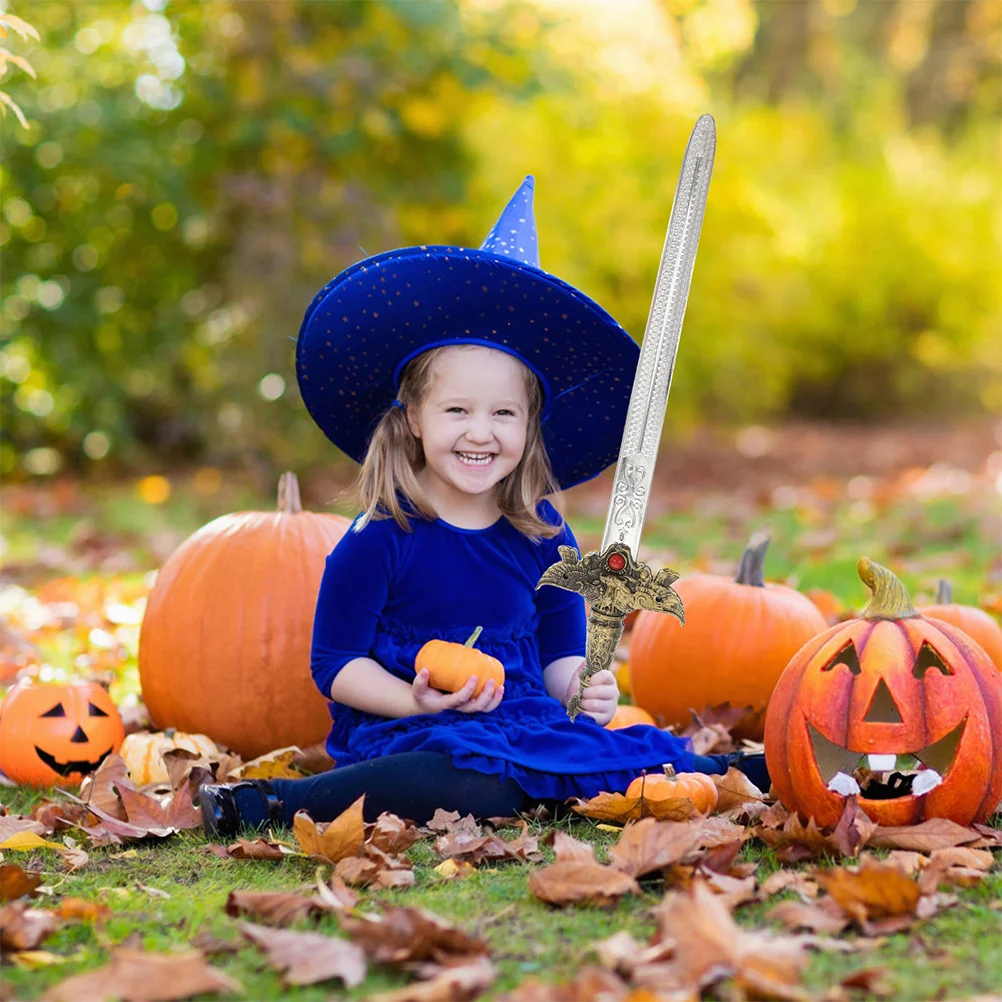 2 قطعة لعبة السيف البلاستيكية للأطفال تأثيري الدعامة حفلة عيد ميلاد القتال القراصنة السيف تأثيري ملحق متعة اللعب