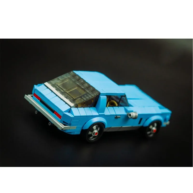 MOC-167534 نموذج مكعبات بناء السيارة الخارقة الكلاسيكية للمدينة، 350 قطعة، لعبة عيد ميلاد إبداعية هدية للأولاد والأطفال #3